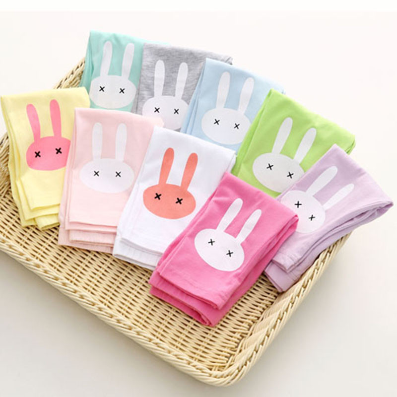 Ljetne tajice za djevojčice Rabbit, dječje hlače do koljena, tajice, elastične hlače od bombona, dječje kapri hlače za djevojčice, uske hlače