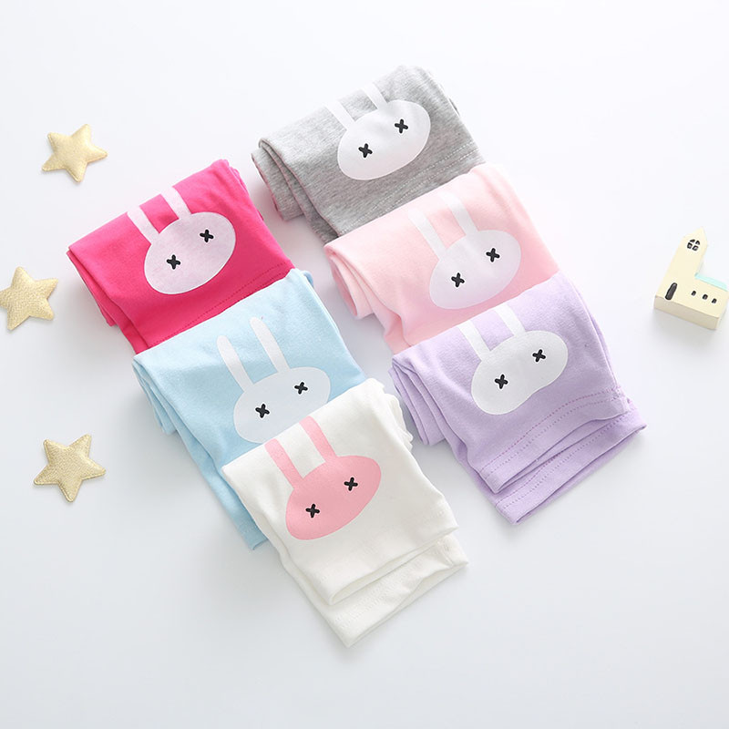 Ljetne tajice za djevojčice Rabbit, dječje hlače do koljena, tajice, elastične hlače od bombona, dječje kapri hlače za djevojčice, uske hlače