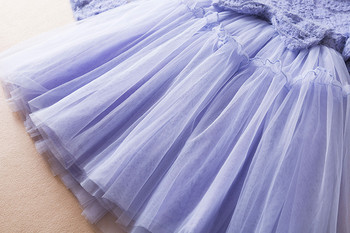 Φόρεμα για κορίτσια Πλεκτό Πριγκίπισσα Πάρτι Φθινοπωρινό Χειμώνα Παιδικό Φόρεμα Γενέθλια Νυφικά Δαντέλα Τούλι Κοριτσίστικο φόρεμα 3-8 ετών