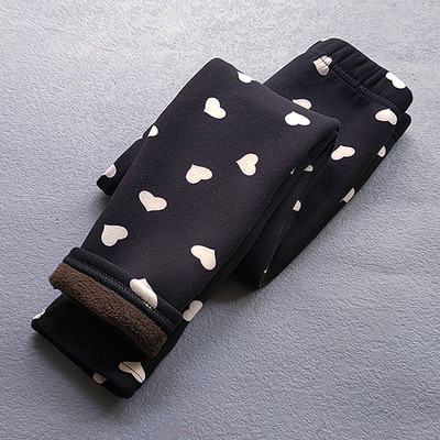 Jesen Zima Tajice za djevojčice Debele tople hlače na točkice Kid Girl Leopard Plus Hlače od baršuna Dječje vintage hlače s cvijećem