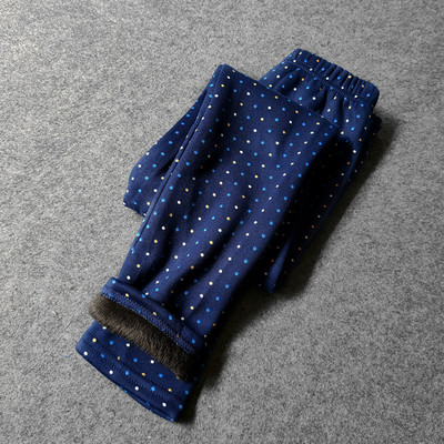 Jesen Zima Tajice za djevojčice Debele tople hlače na točkice Kid Girl Leopard Plus Hlače od baršuna Dječje vintage hlače s cvijećem