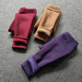 Jesen Zima Dječje hlače Mala točkica Plus Baršunaste tajice za djevojčice Dječje pamučne rastezljive hlače za djevojčice Dječja odjeća