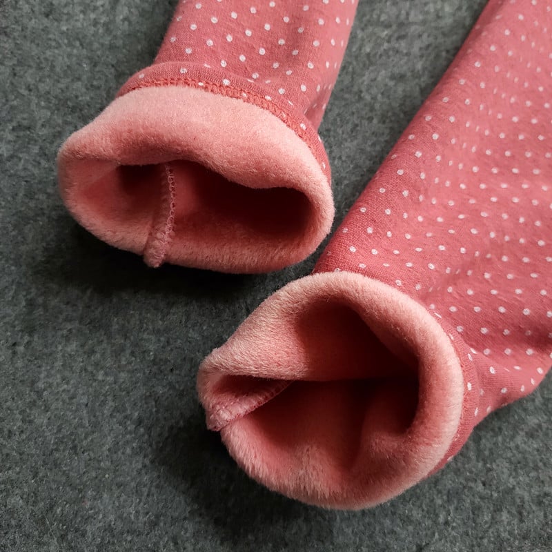 Jesen Zima Dječje hlače Mala točkica Plus Baršunaste tajice za djevojčice Dječje pamučne rastezljive hlače za djevojčice Dječja odjeća