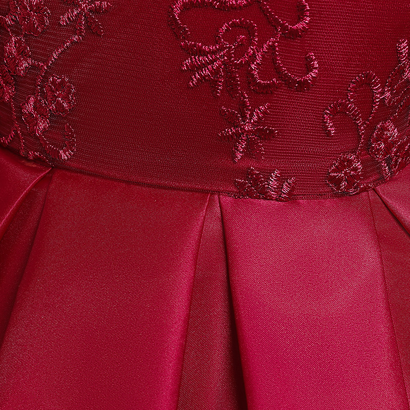 Jõulukleit beebitüdrukutele Printsess pikkade varrukatega seljata laste sünnipäevaks ristimispeokleit Väikelapse pitsist balliõhtu kleit