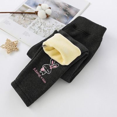 Slatke tajice za djevojčice Hlače od baršuna na točkice Jesen Zima Dječje pamučne rastezljive tople hlače Uske hlače za djevojčice s elastičnim strukom