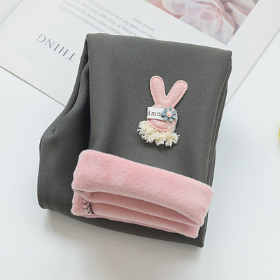 Slatke tajice za djevojčice Hlače od baršuna na točkice Jesen Zima Dječje pamučne rastezljive tople hlače Uske hlače za djevojčice s elastičnim strukom