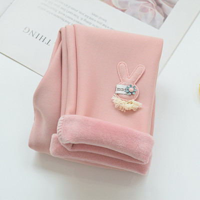 Slatke tajice za djevojčice Hlače od baršuna na točkice Jesen Zima Dječje pamučne rastezljive tople hlače Uske hlače za djevojčice s elastičnim strukom