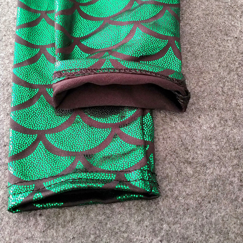 Kevad sügis Tüdrukud Retuusid Merineitsi säärised Tüdrukud Püksid Laste Tüdrukud Värvilised Läikiv Skaalapüksid Õhukesed Püksid Laste Retuusid