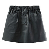 2023 Nouă primăvară toamnă fete copii din piele artificială curea PU fuste fuste modă casual confortabil drăguț copii îmbrăcăminte pentru copii