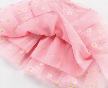 Κοριτσίστικες Φούστες Καλοκαιρινό Ροζ Μπλε Λευκό Μαργαρίτα Παιδική Φούστα μωρού για Παιδιά Πριγκίπισσα Μόδα Φούστα Γλυκό χαριτωμένο φόρεμα με φόρεμα 2-8 ετών