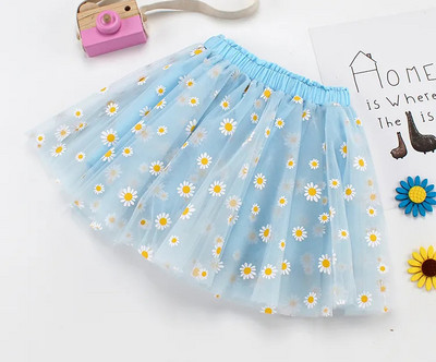 Tüdrukute seelikud Suvised Roosa Sinine Valge Daisy Laste Seelik Lastele Printsess Moe seelik Armas armas 2-8A balli kleit