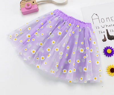 Tüdrukute seelikud Suvised Roosa Sinine Valge Daisy Laste Seelik Lastele Printsess Moe seelik Armas armas 2-8A balli kleit
