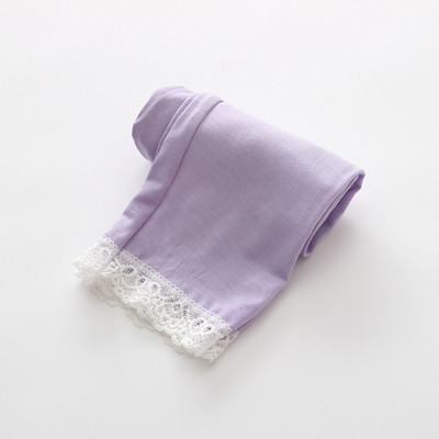 Ühevärvilised tüdrukute pitsid säärepikkused püksid suvised õhukesed puuvillased lasteriided tüdrukutele retuusid Lasteriided 3 kuni 14 a