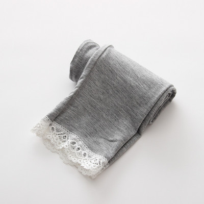 Ühevärvilised tüdrukute pitsid säärepikkused püksid suvised õhukesed puuvillased lasteriided tüdrukutele retuusid Lasteriided 3 kuni 14 a