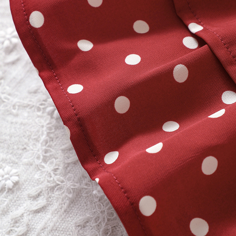 Nova ljetna dvoslojna polusuknja na točkice za srednje i male djevojčice