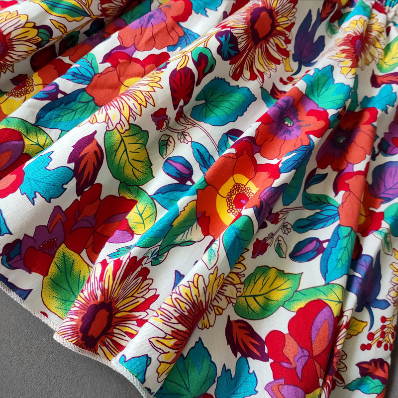 Suvised teismeliste tüdrukute Swagger-seelikud, lilleline miniseelik, plisseeritud seelik lastele, tüdrukute riided 12 14 16 aastat