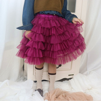 Κομψή φούστα γενεθλίων για κορίτσια Παιδικά ρούχα πριγκίπισσας 2023 Άνοιξη Φθινόπωρο Καλοκαίρι Παιδική Φούστα για κορίτσια