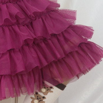 Κομψή φούστα γενεθλίων για κορίτσια Παιδικά ρούχα πριγκίπισσας 2023 Άνοιξη Φθινόπωρο Καλοκαίρι Παιδική Φούστα για κορίτσια