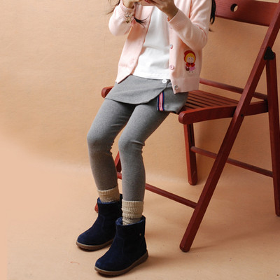 2023 Pamučne tajice za djevojčice Čipkana suknja-hlače princeze Proljeće Jesen Dječje uske suknje Hlače za 2-7 godina Dječja odjeća