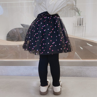 2023 Pamučne tajice za djevojčice Čipkana suknja-hlače princeze Proljeće Jesen Dječje uske suknje Hlače za 2-7 godina Dječja odjeća