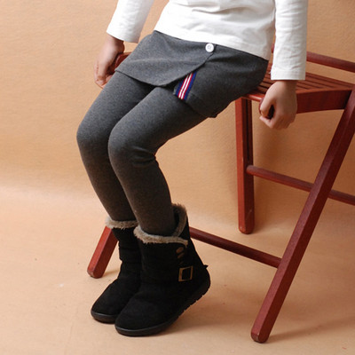 2023 Pamučne tajice za djevojčice Čipkana suknja-hlače princeze Proljeće Jesen Dječje uske suknje Hlače za 2-7 godina Dječja odjeća