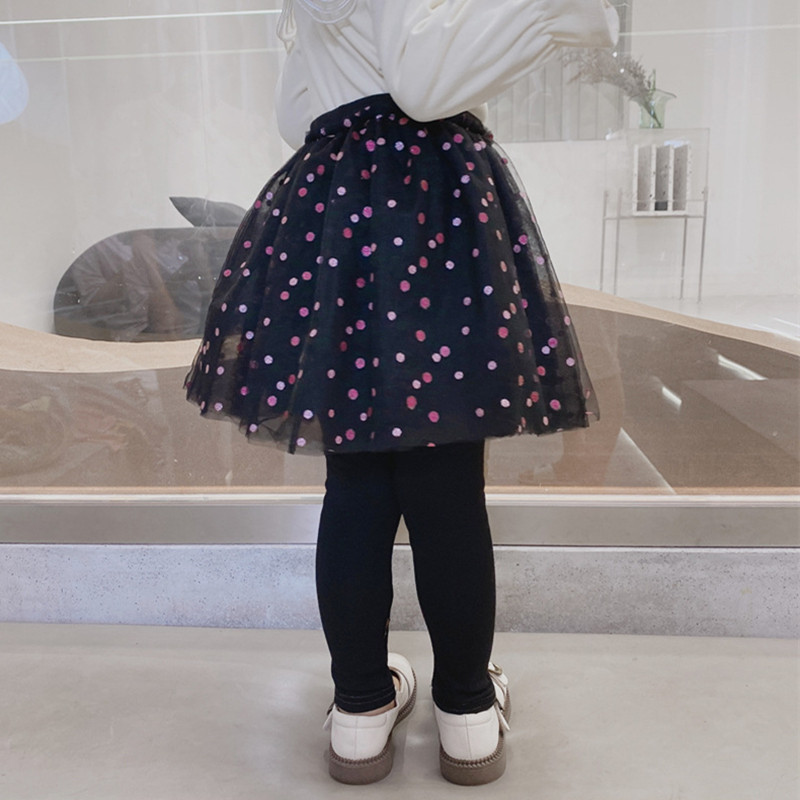 2023 Pamučne tajice za djevojčice Čipkana suknja-hlače princeze Proljeće Jesen Dječje uske suknje Hlače za 2-7 godina Dječja odjeća