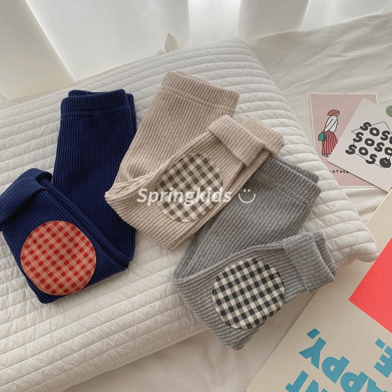 Novo proljeće 2023., slatke patchwork pune dužine za djevojčice, modne ležerne hlače za dojenčad, uske tajice, hlače, novorođenačka odjeća