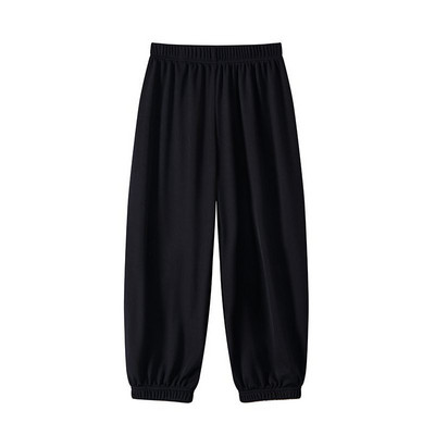 2–14-aastased poisid, tüdrukud, suvepüksid plisseeritud pehmest puuvillast spordipüksid Enfant Garcon lastele lastele vaba aja laia säärega püksid