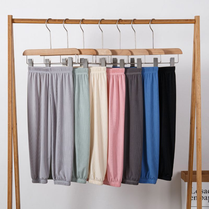 2–14-aastased poisid, tüdrukud, suvepüksid plisseeritud pehmest puuvillast spordipüksid Enfant Garcon lastele lastele vaba aja laia säärega püksid