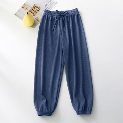 Školske hlače za djevojčice Trenirke širokih nogavica Hlače otporne na komarce Ljetne crne tinejdžerske ležerne hlače Hlače srednjeg struka 10 11 12 godina