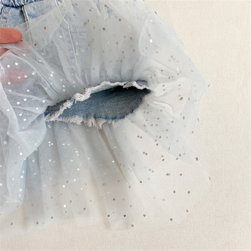 Ljetne suknje za djevojčice Ležerna dječja traper suknja Odjeća za bebe s volanima Džepovi Dječje jeans suknje za djevojčice Odjeća za male djevojčice