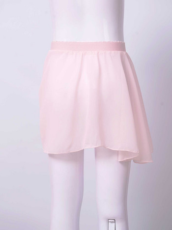 Παιδική κοριτσίστικη αθλητική φούστα Casual στυλά ρούχα ελαστική μέση Φούστα σιφόν μονόχρωμη για χορό μπαλέτου