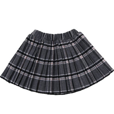 Tüdrukute seelikud Ruudulised lapsed Mini Vestido Grey Shool Sweet Mom&Kid seelik Lasteriided 2 3 4 6 8 10 12 aastasele OKS194006