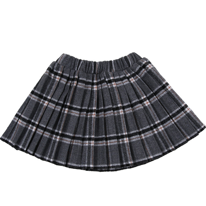 Tüdrukute seelikud Ruudulised lapsed Mini Vestido Grey Shool Sweet Mom&Kid seelik Lasteriided 2 3 4 6 8 10 12 aastasele OKS194006