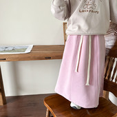 Nova modna dječja odjeća za djevojčice 2023. Ružičasta suknja Proljetna dječja korejska suknja princeze Boutique odjeća Jednostavna suknja za dječju djevojčicu