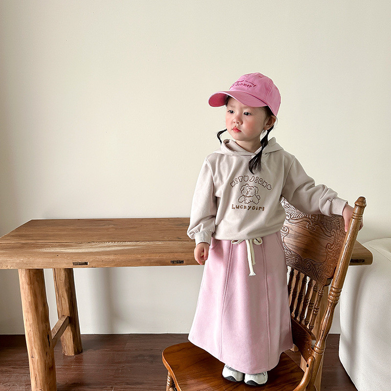 Nova modna dječja odjeća za djevojčice 2023. Ružičasta suknja Proljetna dječja korejska suknja princeze Boutique odjeća Jednostavna suknja za dječju djevojčicu