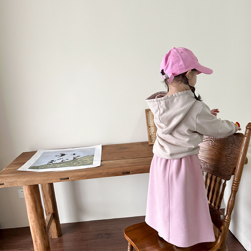 Nova modna dječja odjeća za djevojčice 2023. Ružičasta suknja Proljetna dječja korejska suknja princeze Boutique odjeća Jednostavna suknja za dječju djevojčicu