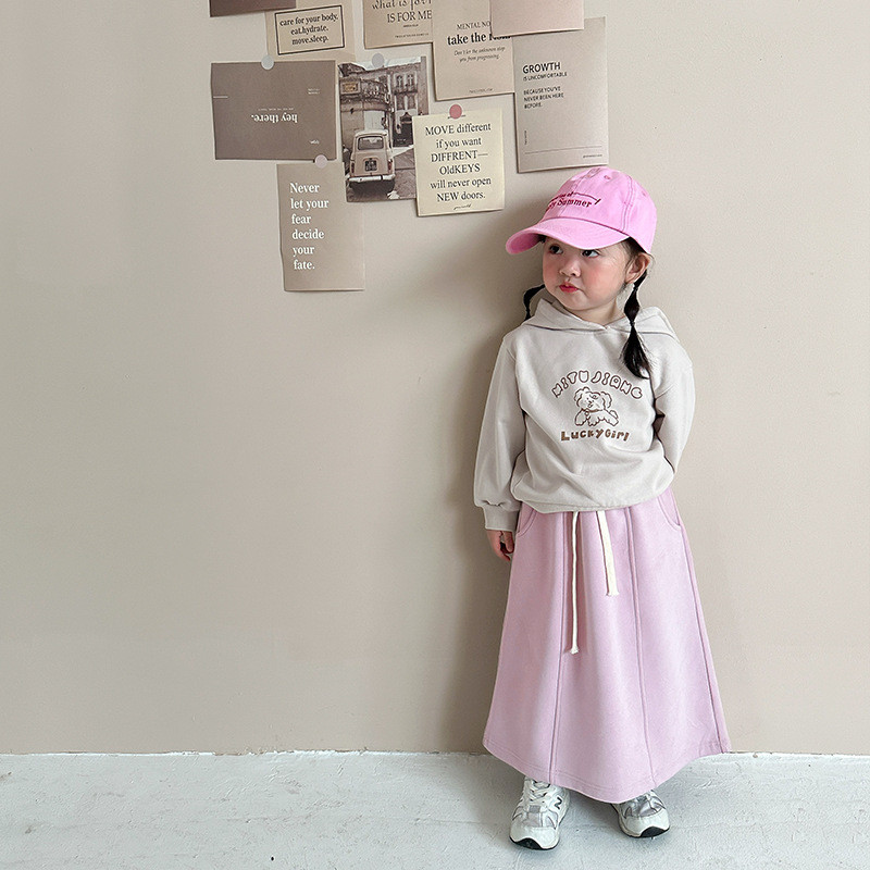 Nova modna dječja odjeća za djevojčice 2023. Ružičasta suknja Proljetna dječja korejska suknja princeze Boutique odjeća Jednostavna suknja za dječju djevojčicu