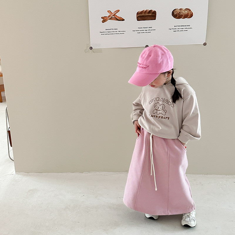 Nova modna dječja odjeća za djevojčice 2023. Ružičasta suknja Proljetna dječja korejska suknja princeze Boutique odjeća Jednostavna suknja za dječju djevojčicu