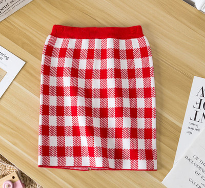 Dob 2-12 godina Dječja suknja Dječja dječja tinejdžerska dječja suknja Pletena odjeća Mini suknje za školske djevojčice Donji dio GS57