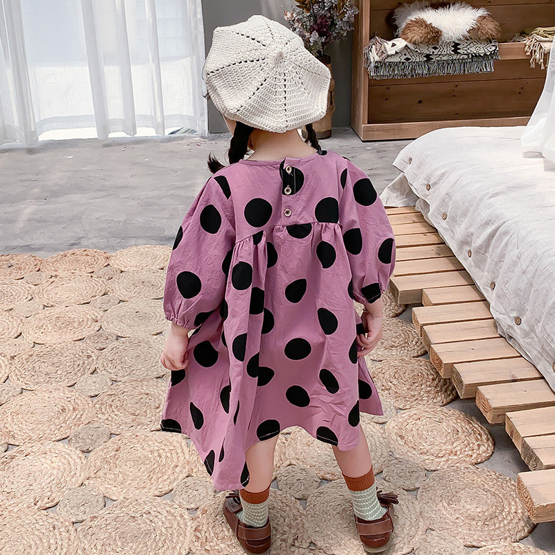 Proljetna haljina za djevojčice Cartoon Tufnasta party Princess haljina Jesen Nova bombona boja Slatki šarm Vestido Dječja odjeća