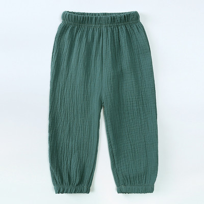 2023. Dječje ljetne cool hlače Jednobojna pamučna lanena elastična odjeća za dječake Djevojčice 12M-8T Korejske ležerne hlače Tinejdžerske hlače