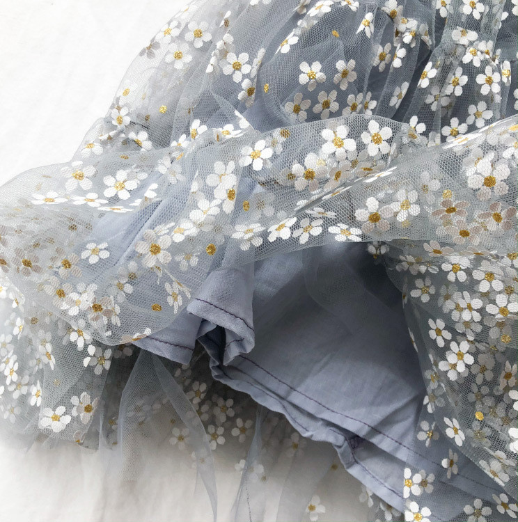 Ljetna haljina za djevojčice bez rukava, slatka mrežasta haljinica s maglovitim vezom, haljina princeze u obliku cvijeta, beba, djeca, dječja odjeća