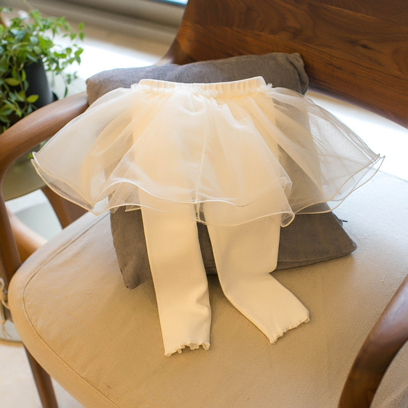 Tüdrukute säärised Kevadsuvi Kikipüksid Lasterõivaste Püksid Vabaajarõivad Lasterõivad Mitmekülgsed tüdrukute võrgust seelikupüksid