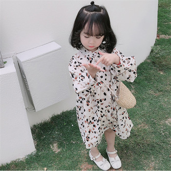 Κορίτσια Φόρεμα Ιαπωνικού Στιλ Άνοιξη Πριγκίπισσα Πουκάμισο με πέτο Φόρεμα Παιδικό Κλασικό Γούρι Vestidos Νέα Μόδα Παιδικά Ρούχα