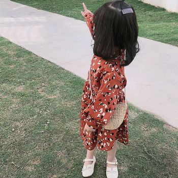 Κορίτσια Φόρεμα Ιαπωνικού Στιλ Άνοιξη Πριγκίπισσα Πουκάμισο με πέτο Φόρεμα Παιδικό Κλασικό Γούρι Vestidos Νέα Μόδα Παιδικά Ρούχα