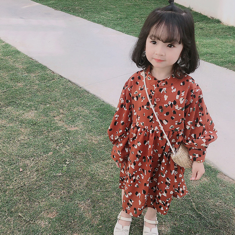 Haljina za djevojčice u japanskom stilu Proljetna haljina za princezu na rever Bebe, djeca Klasični šarm Vestidos Nova modna dječja odjeća