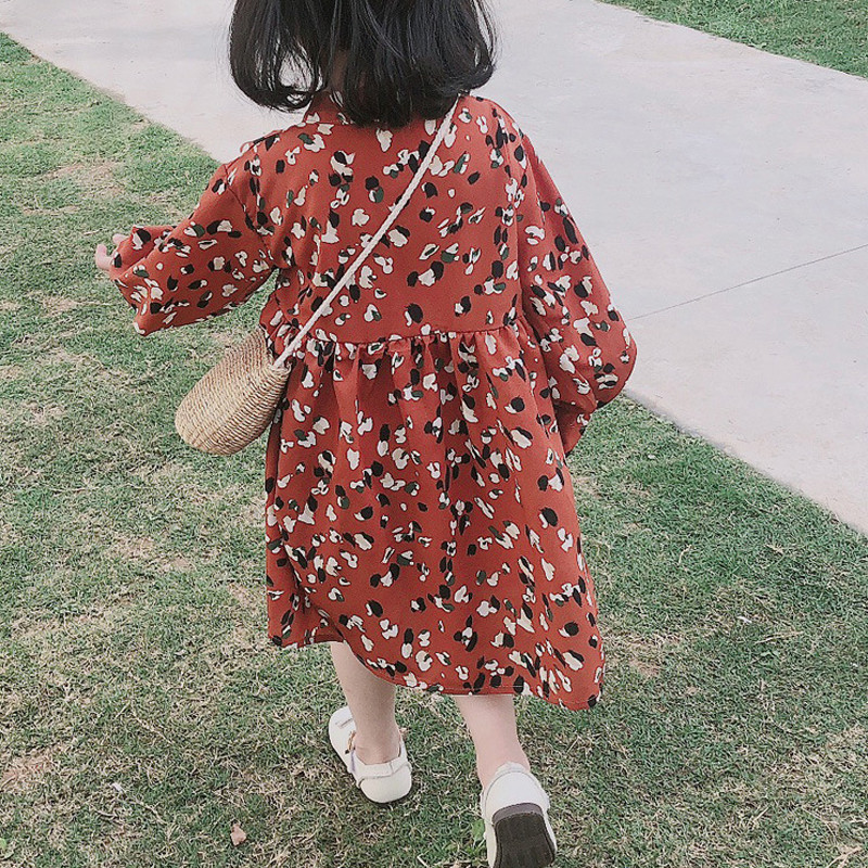 Haljina za djevojčice u japanskom stilu Proljetna haljina za princezu na rever Bebe, djeca Klasični šarm Vestidos Nova modna dječja odjeća