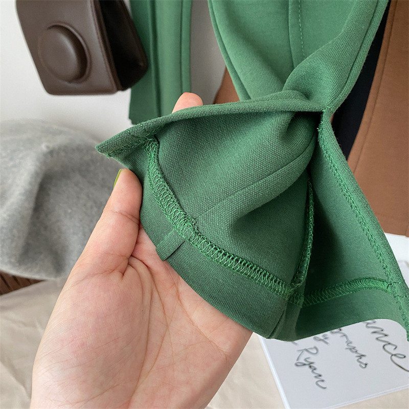 Toamna 2022 pentru fete, în stil coreean, pantaloni din corn despicat, pentru copii, de culoare uni, Pantaloni la modă