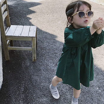Φόρεμα για κορίτσια άνοιξη καλοκαίρι Κορεάτικο στυλ Μακρυμάνικο Φόρεμα Πριγκίπισσα Φόρεμα Πριγκίπισσας Βρεφικά Παιδικά Ρούχα Παιδικά Ρούχα